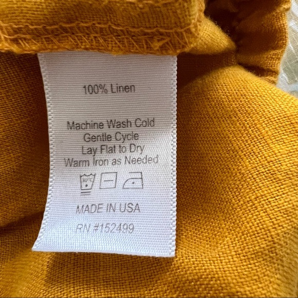 Amour Vert Salice Linen Pants Size XL - Picture 9 of 9